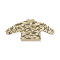 Camo French Terry - Half Zip Sweatshirt