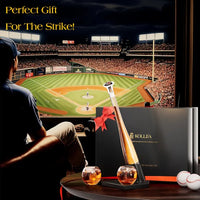 Home Run Baseball Decanter Set