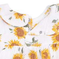 Baby Sunflower - Classic Bubble with Peter Pan Collar