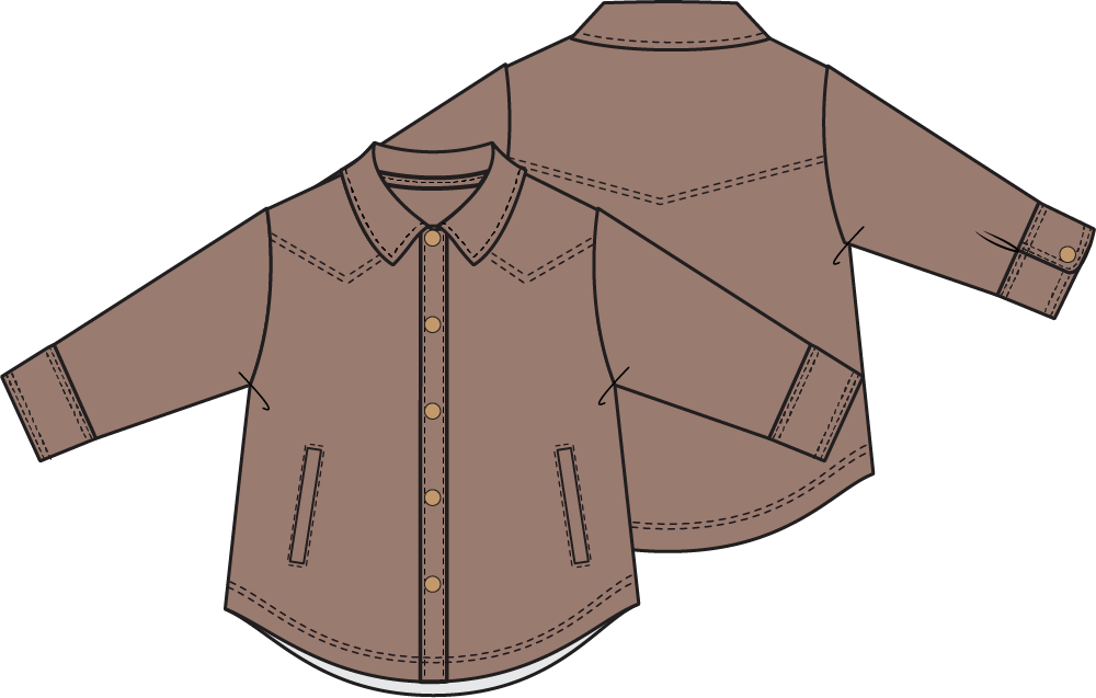 Solid Beaver Fur Corduroy - Cord Sh-acket