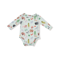 American Woodland Animals - Lap Shoulder Bodysuit