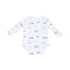 Baby Golf Carts - Blue - Lap Shoulder Bodysuit