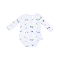Baby Golf Carts - Blue - Lap Shoulder Bodysuit