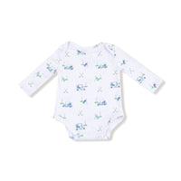 Baby Golf Carts - Blue - Lap Shoulder Bodysuit