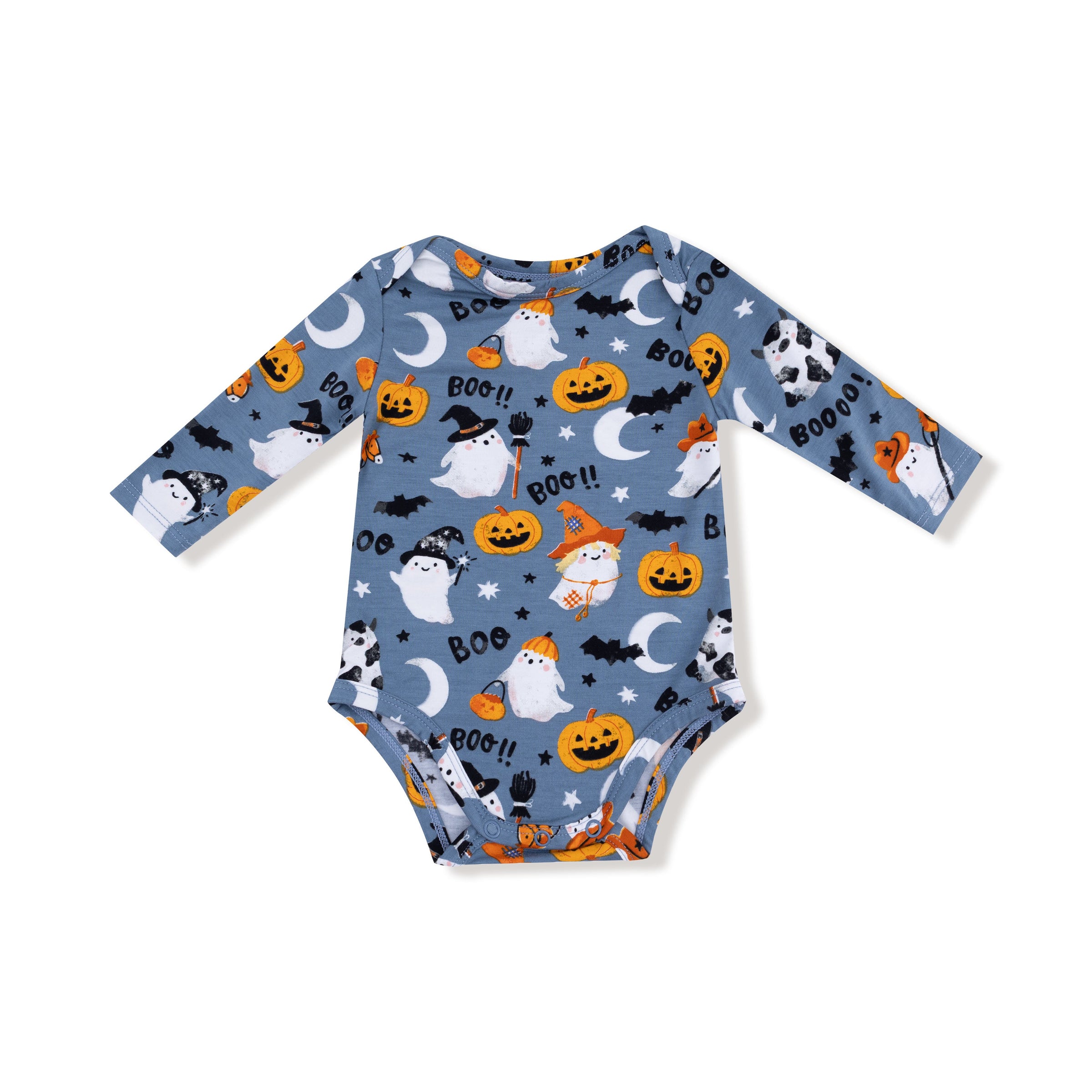 Costumed Ghosts - Glow In The Dark - Lap Shoulder Bodysuit