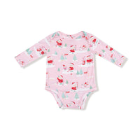 Golfing Mrs. Claus and Elves - Lap Shoulder Bodysuit