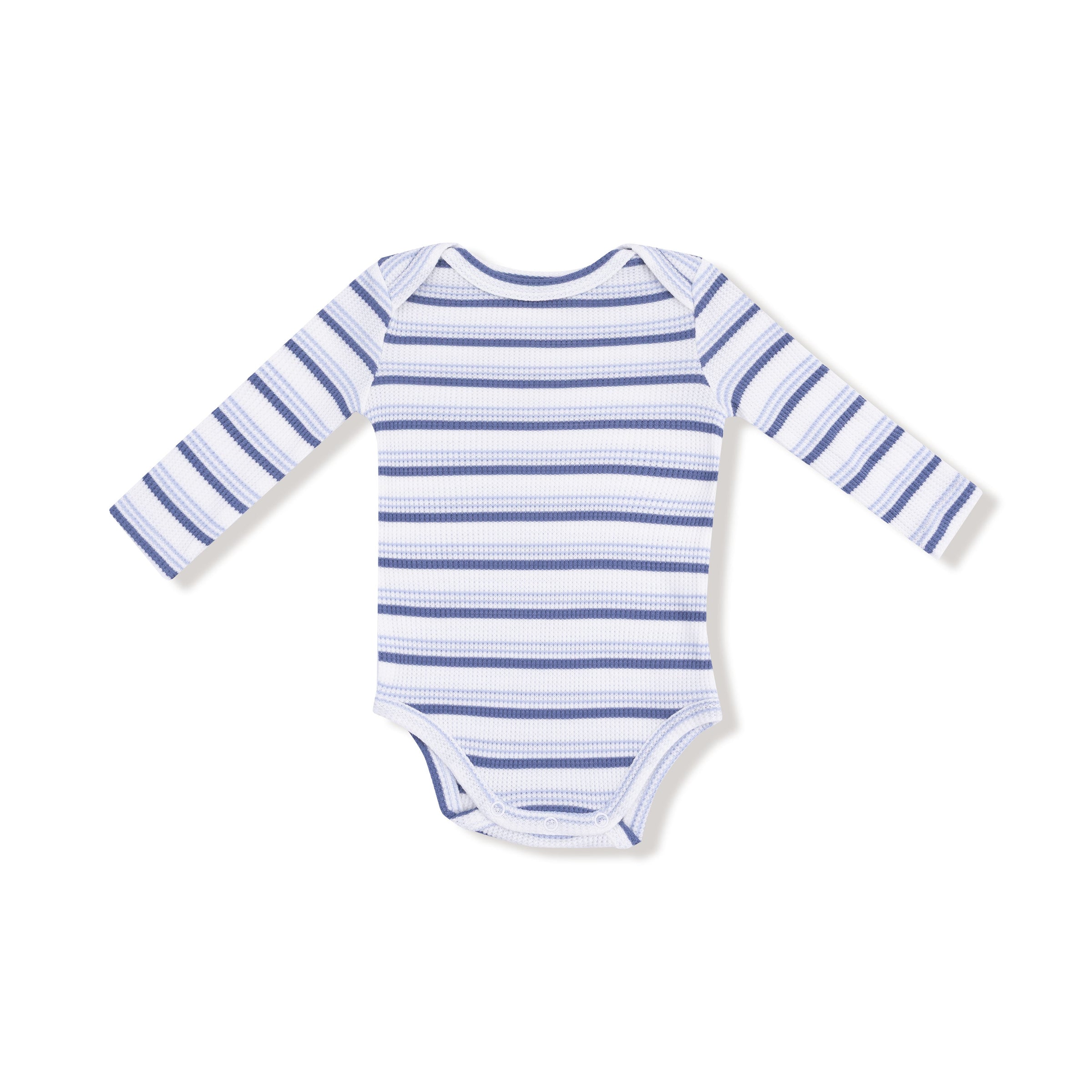 Vintage Stripe - Blue - Lap Shoulder Bodysuit
