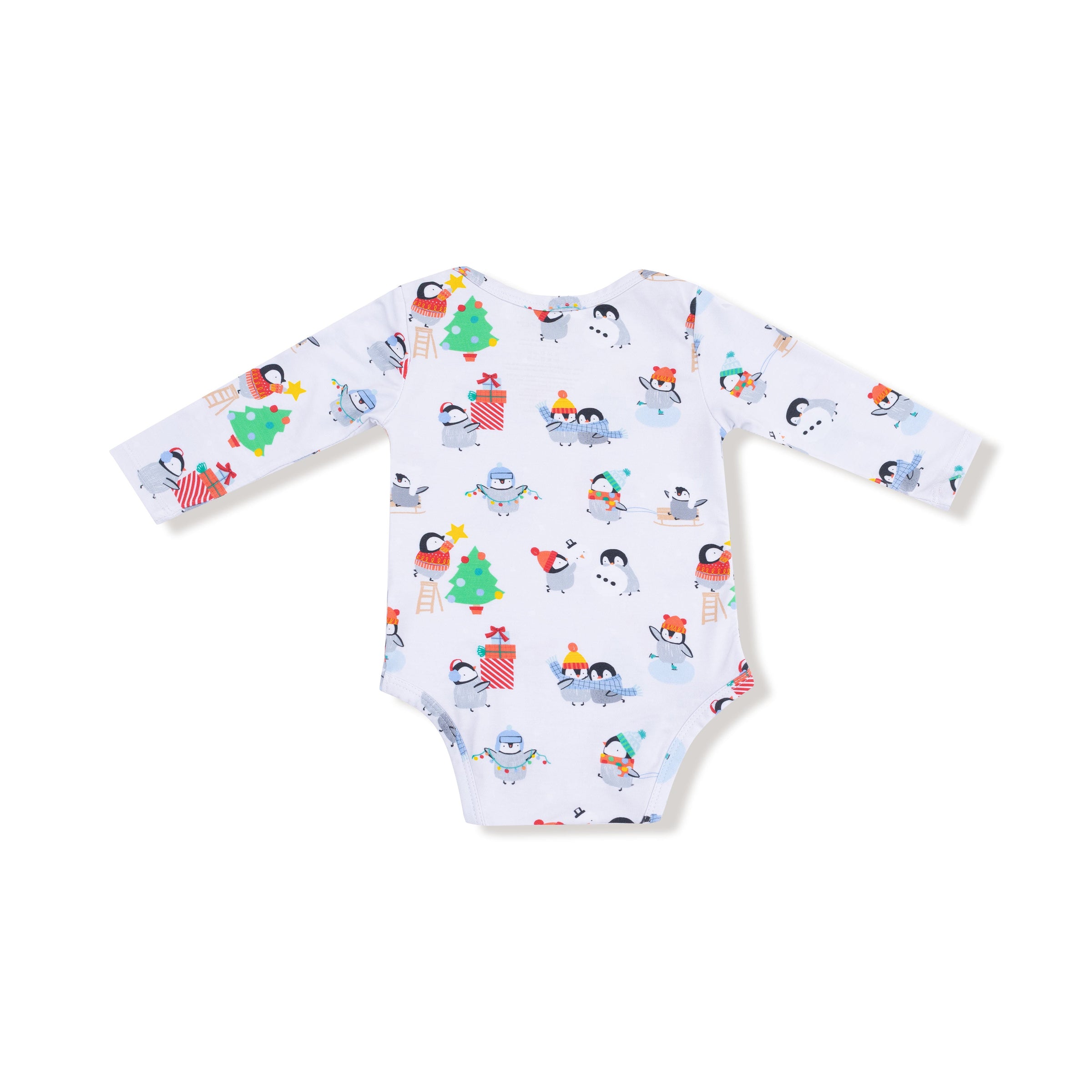 Holiday Penguins - Lap Shoulder Bodysuit