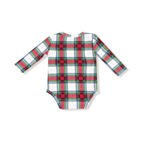 Holiday Plaid - Lap Shoulder Bodysuit