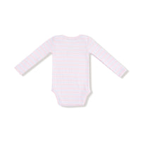 Multi Stripe - Pink - Lap Shoulder Bodysuit