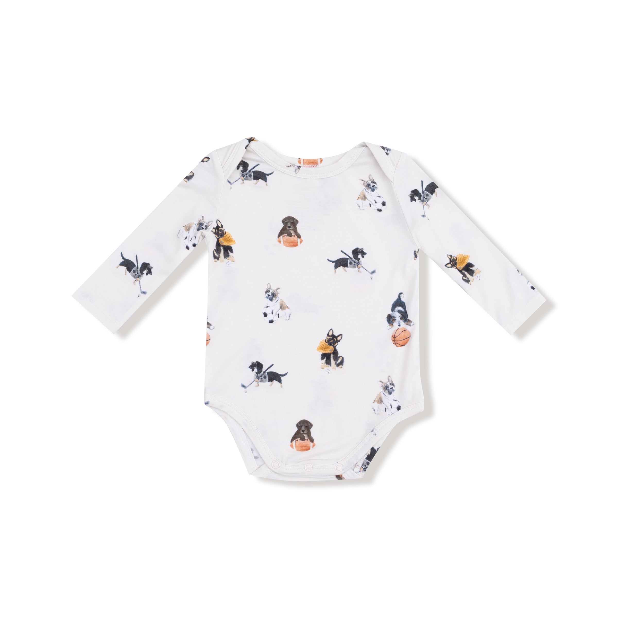 Sporty Puppies - Lap Shoulder Bodysuit