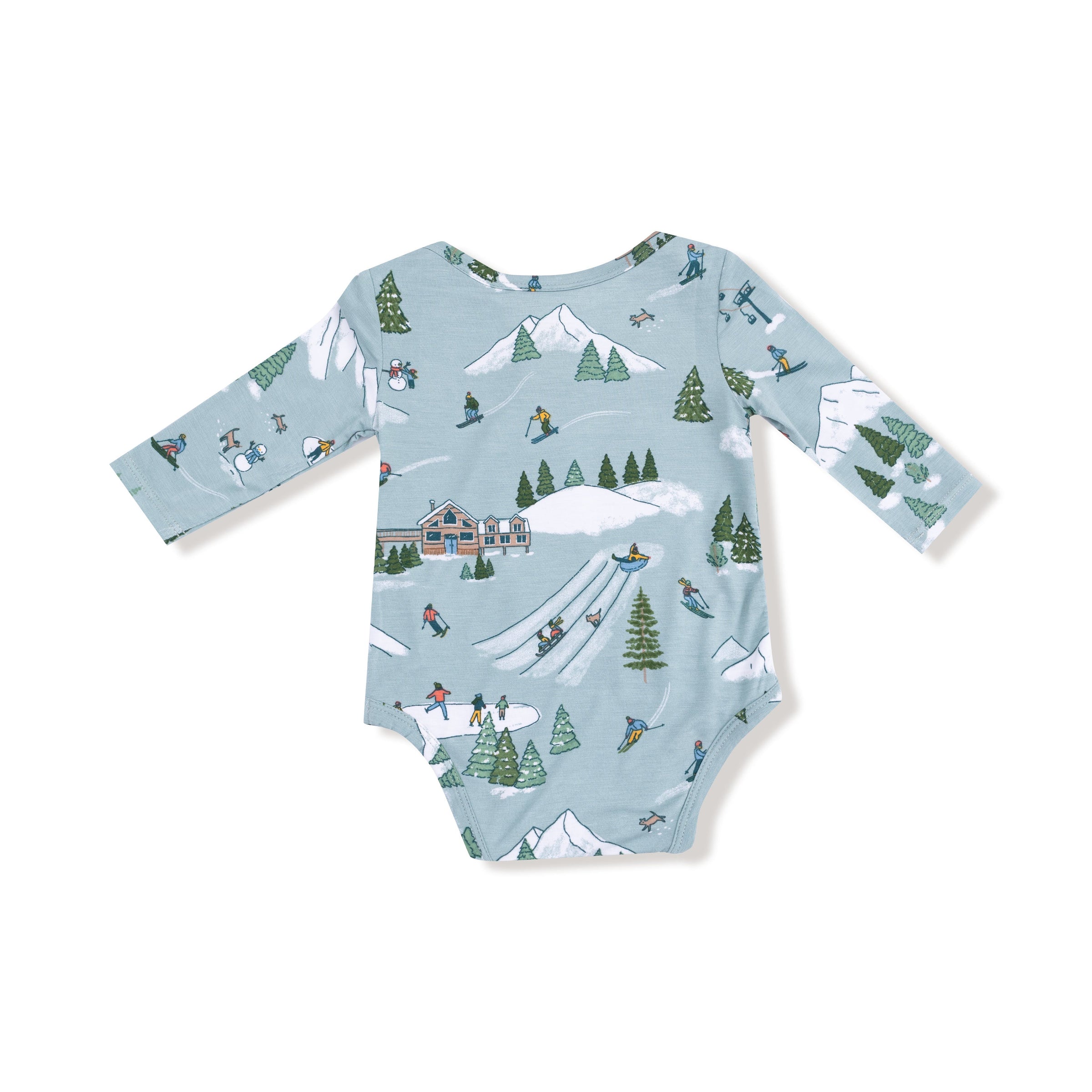 Winter Fun Skiers - Lap Shoulder Bodysuit