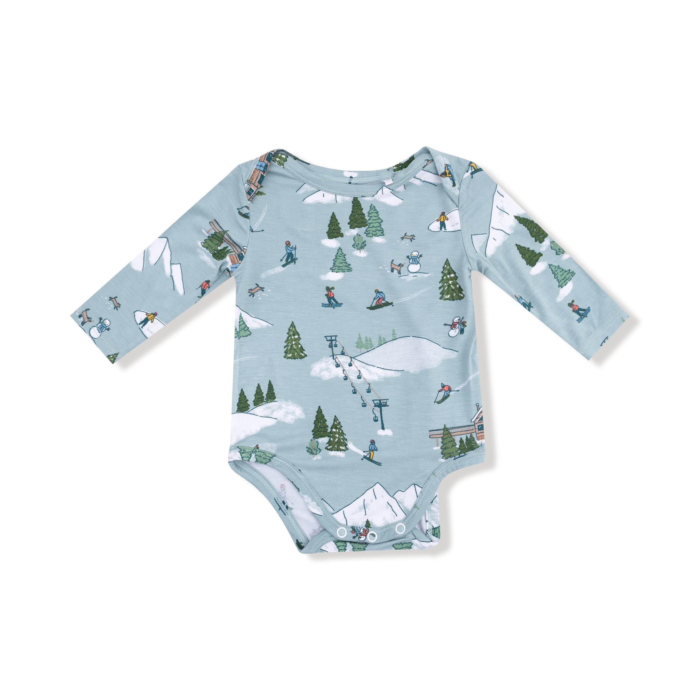 Winter Fun Skiers - Lap Shoulder Bodysuit