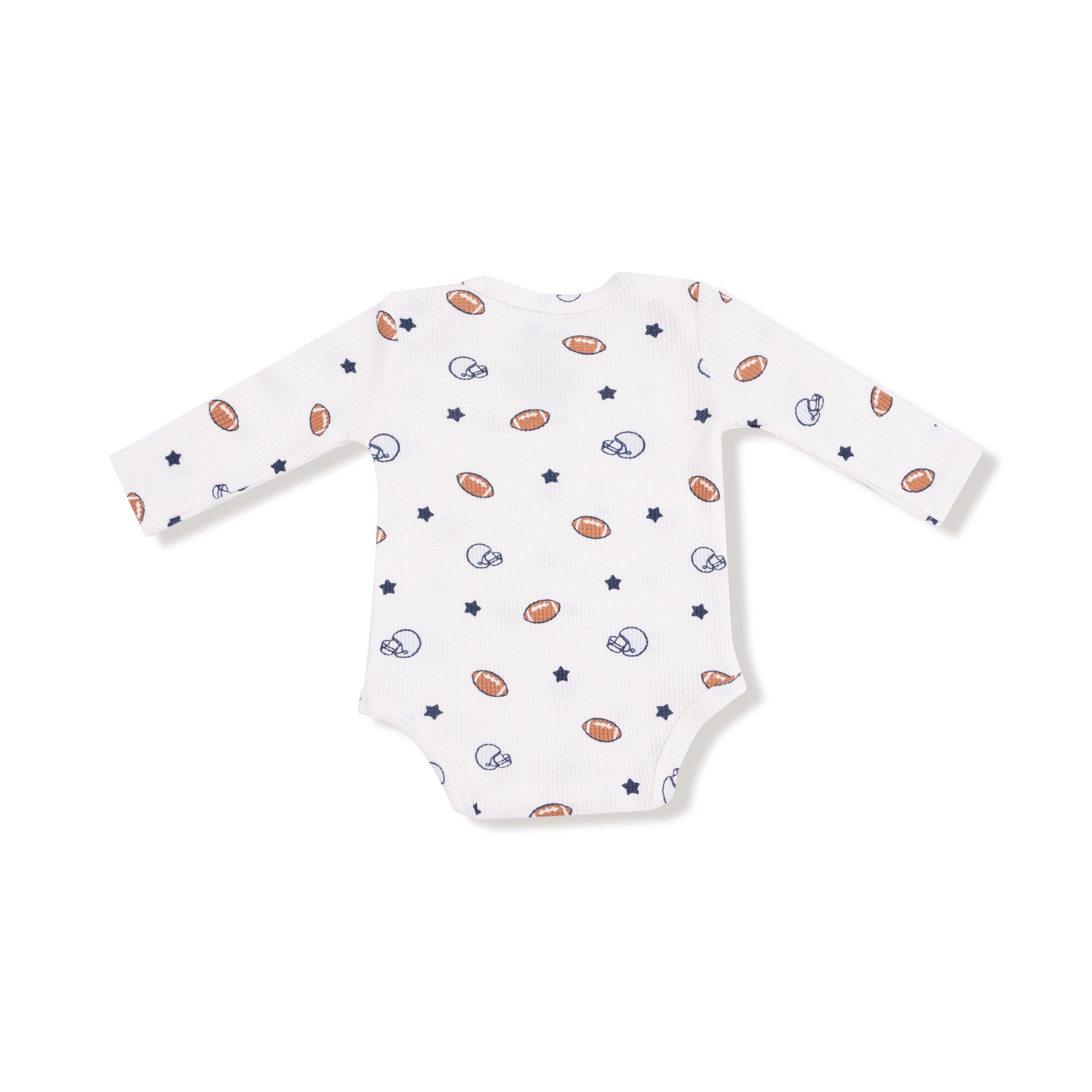 Footballs and Stars - Lap Shoulder Bodysuit
