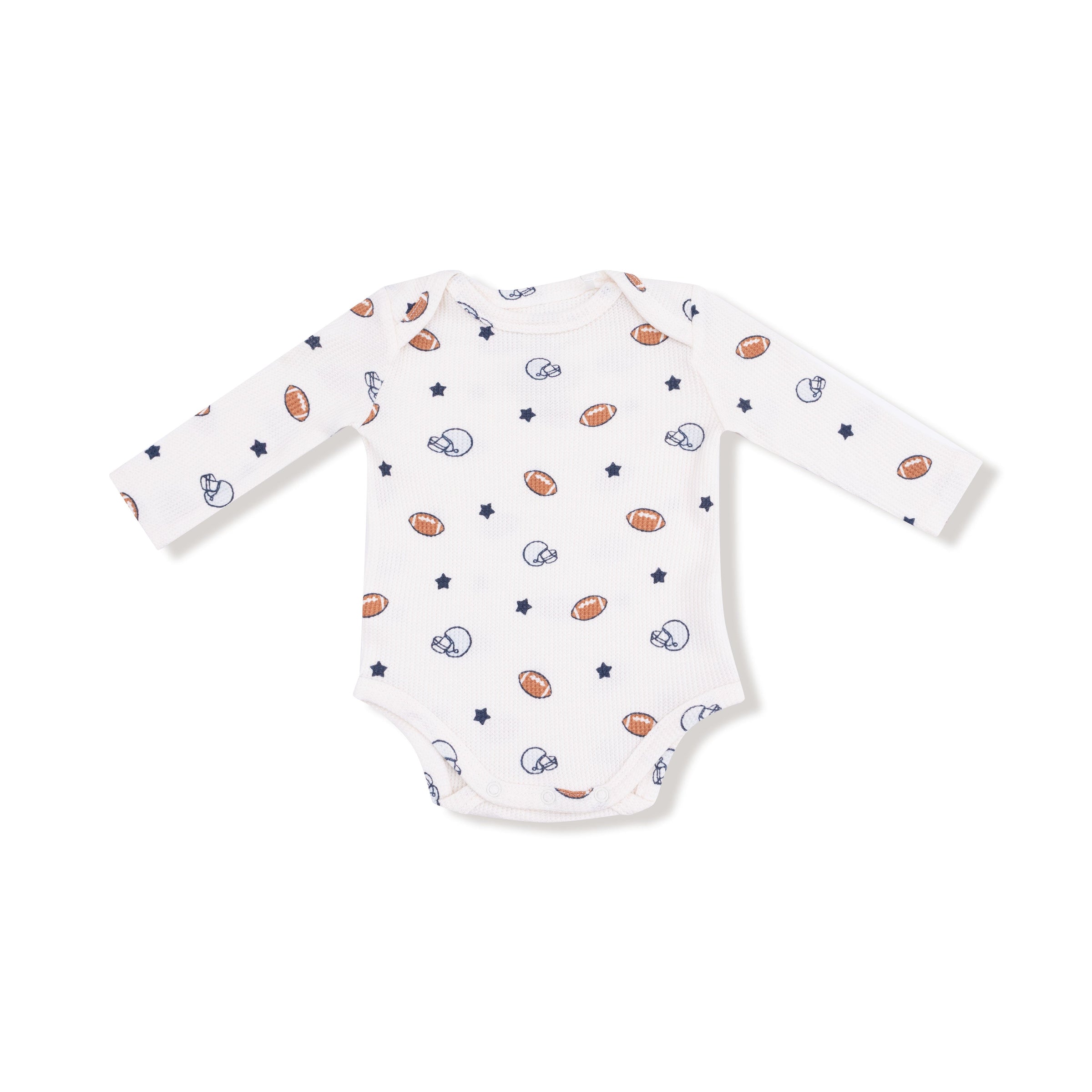 Footballs and Stars - Lap Shoulder Bodysuit