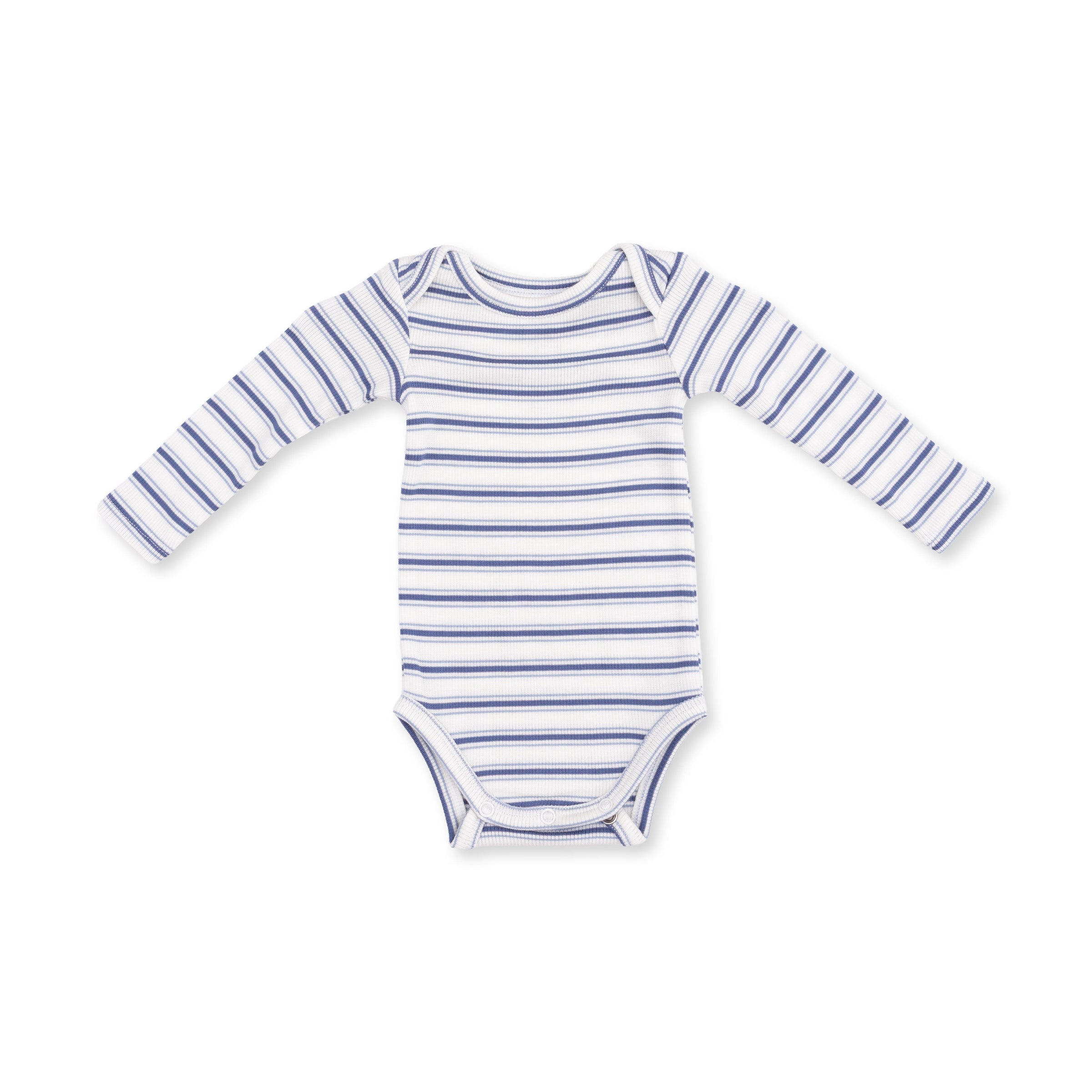 Vintage Stripe Blue - Long Sleeve Bodysuit