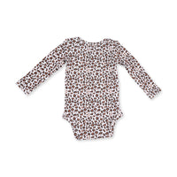 Leopard Rib - Lap Shoulder Bodysuit