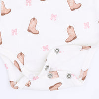 Mini Cowgirl Boots - Long Sleeve Bodysuit