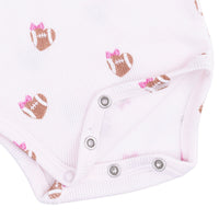 Mini Football Hearts - Long Sleeve Bodysuit