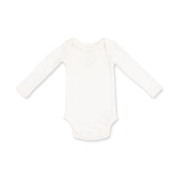 Solid Snow White - Lap Shoulder Bodysuit