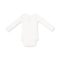 Solid Snow White - Lap Shoulder Bodysuit