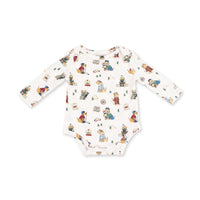 Winter Sports Dogs Green - Long Sleeve Bodysuit