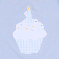 Birthday - First Birthday Blue Long Sleeve Bodysuit
