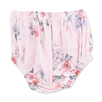 Painterly Rose Bouquets - Sofia Dress with Oversize Collar and Bloomer