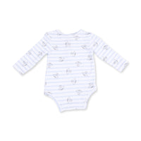 Airplane Stripe - Henley Bodysuit