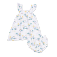 Palm Trees and Rainbows - Sundress and Bloomer