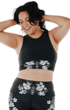 Free Range Sports Bra in Beeloved Blackout