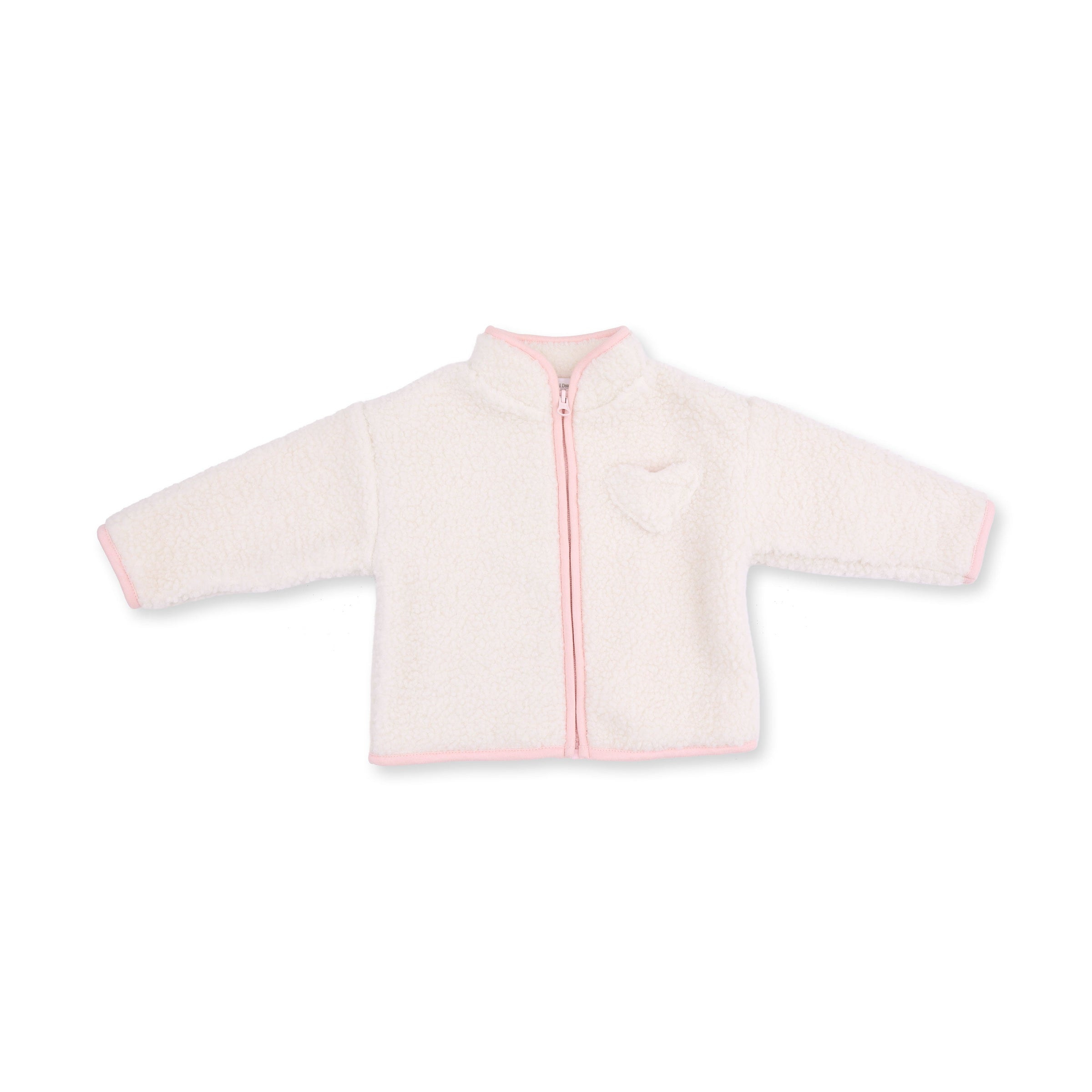 Sherpa - Zip Jacket With Lining Pink
