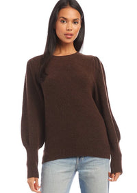 Shirred Sleeve Sweater