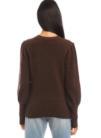 Shirred Sleeve Sweater