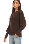 Shirred Sleeve Sweater