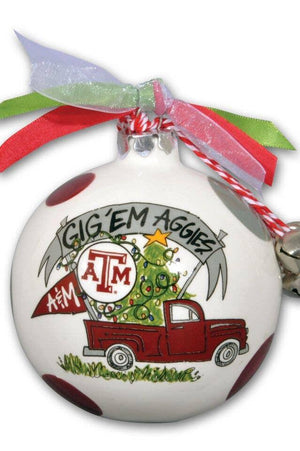 TX A&M Truck Ornament