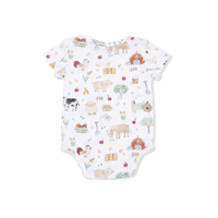 Cute Farm Animals Uni - Short Sleeve Bodysuit