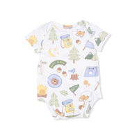 Camping Blue - Short Sleeve Bodysuit
