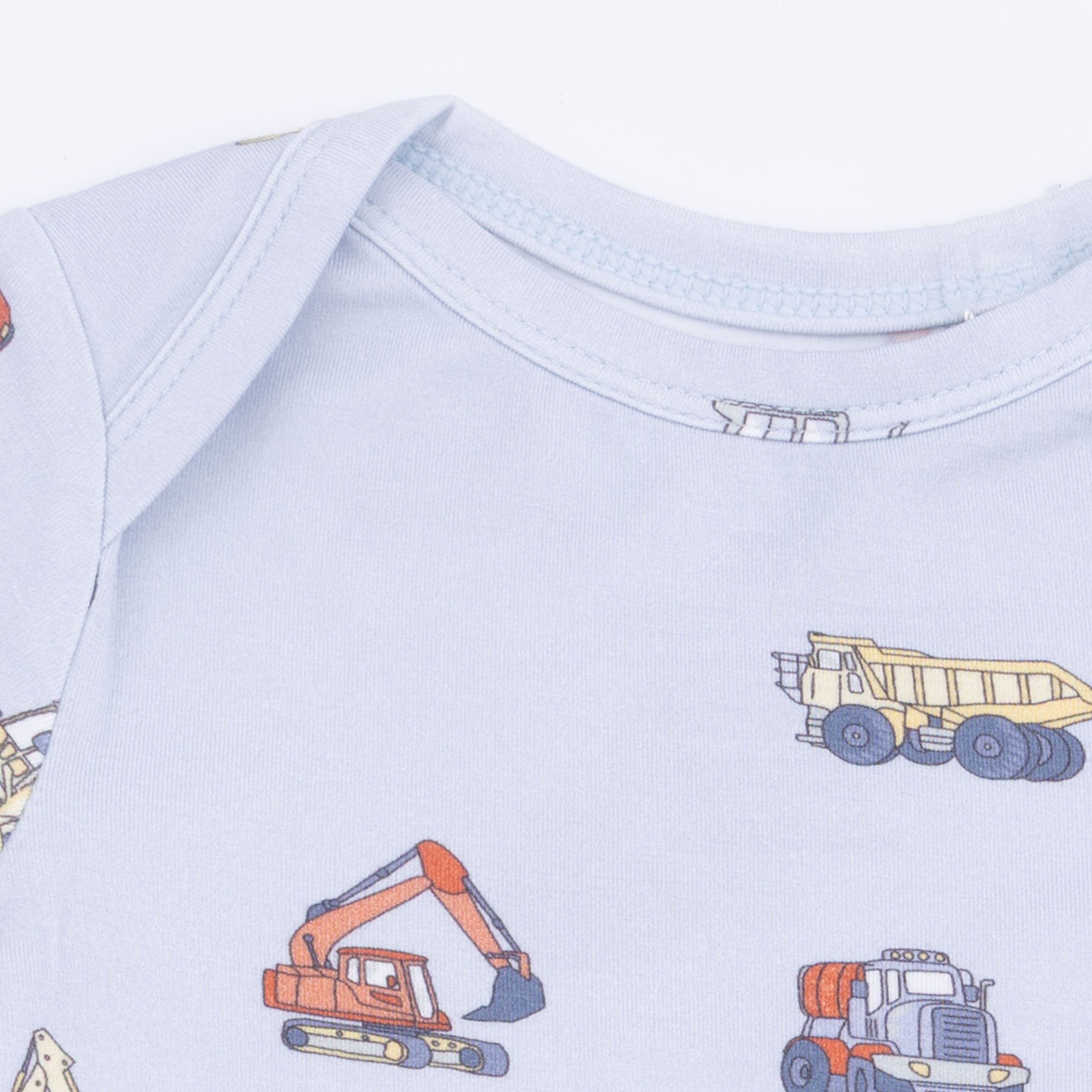Construction Vehicles - Short Sleeve Bodysuit