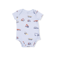 Construction Vehicles - Short Sleeve Bodysuit