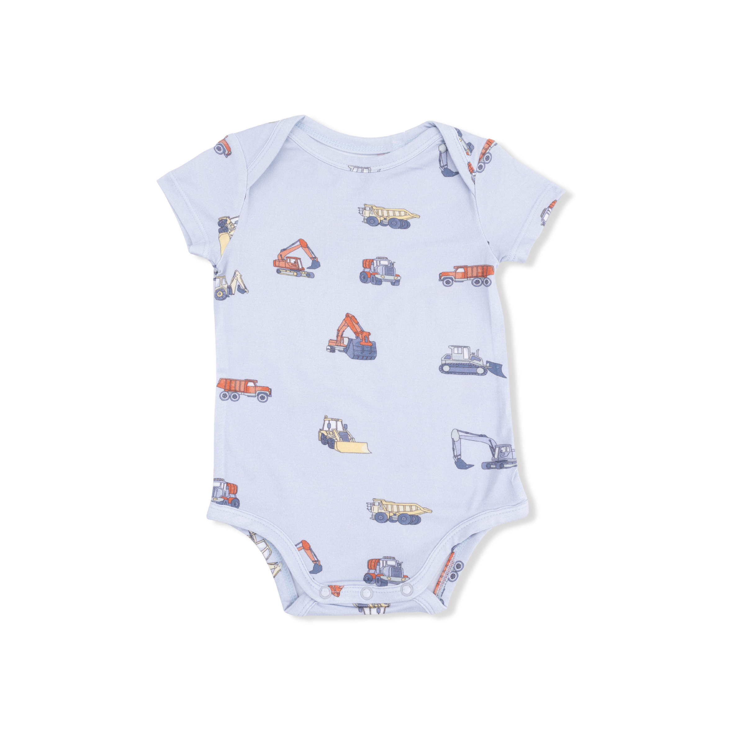 Construction Vehicles - Short Sleeve Bodysuit