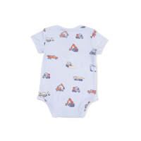 Construction Vehicles - Short Sleeve Bodysuit