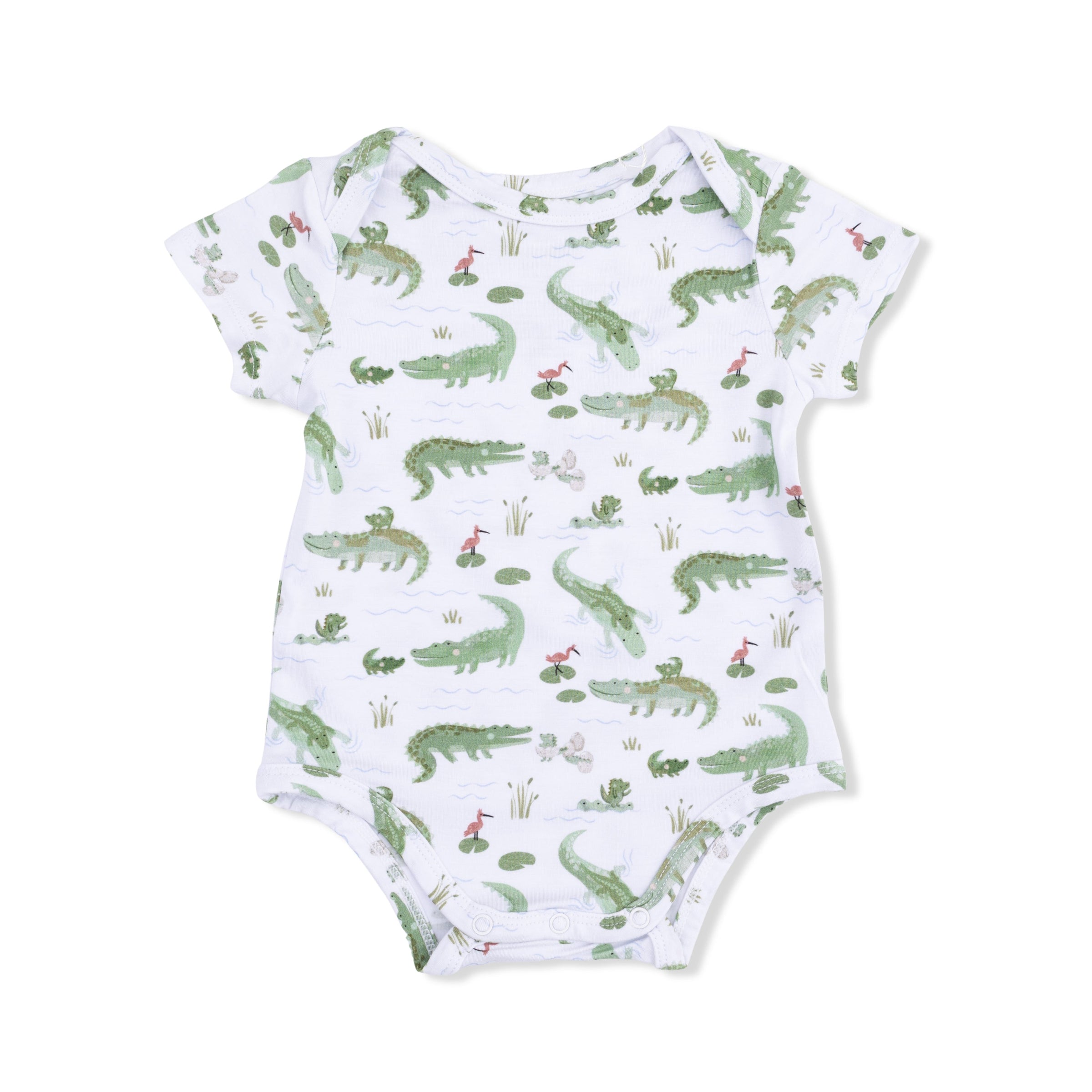 Crayon Alligators - Short Sleeve Bodysuit