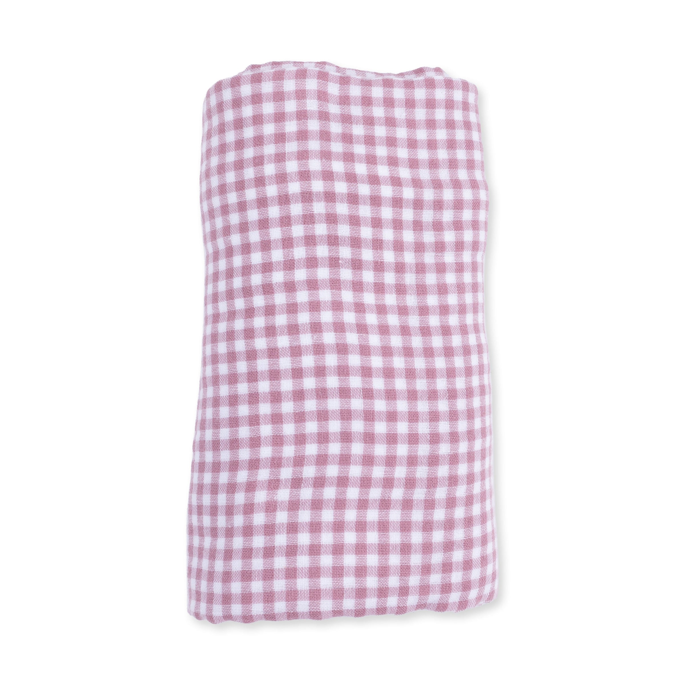 Berry Gingham - Swaddle Blanket