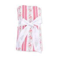 Suzie Floral Stripe - Swaddle Blanket
