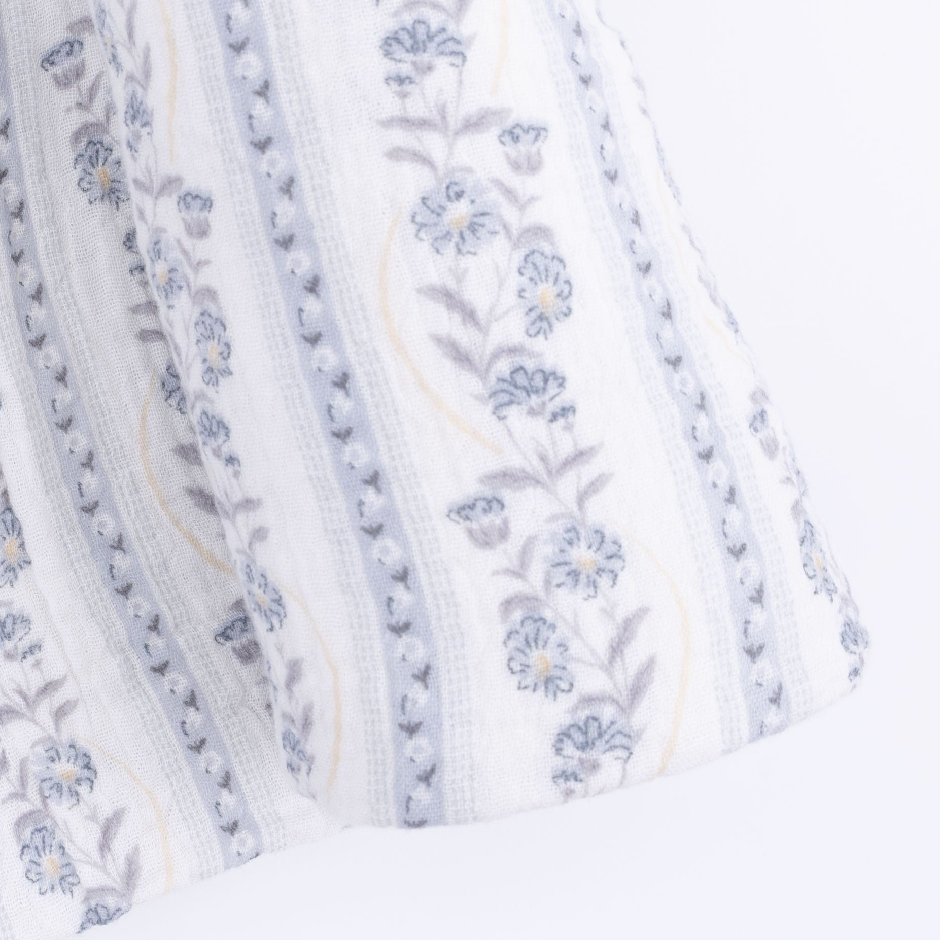 Kimberly Floral Stripe - Swaddle Blanket