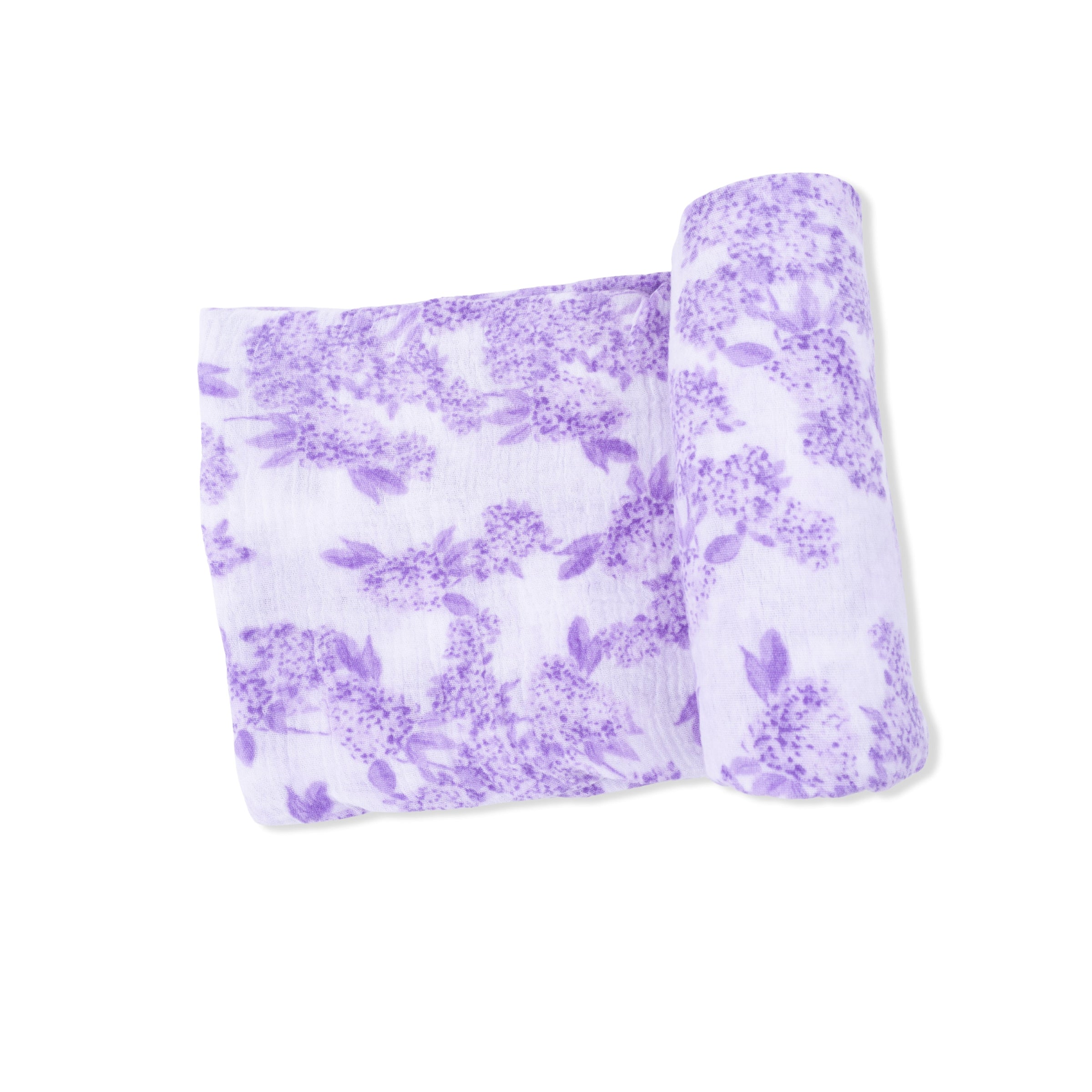 Lilac Floral - Swaddle Blanket