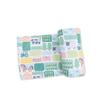 Patchwork Farm - Swaddle Blanket