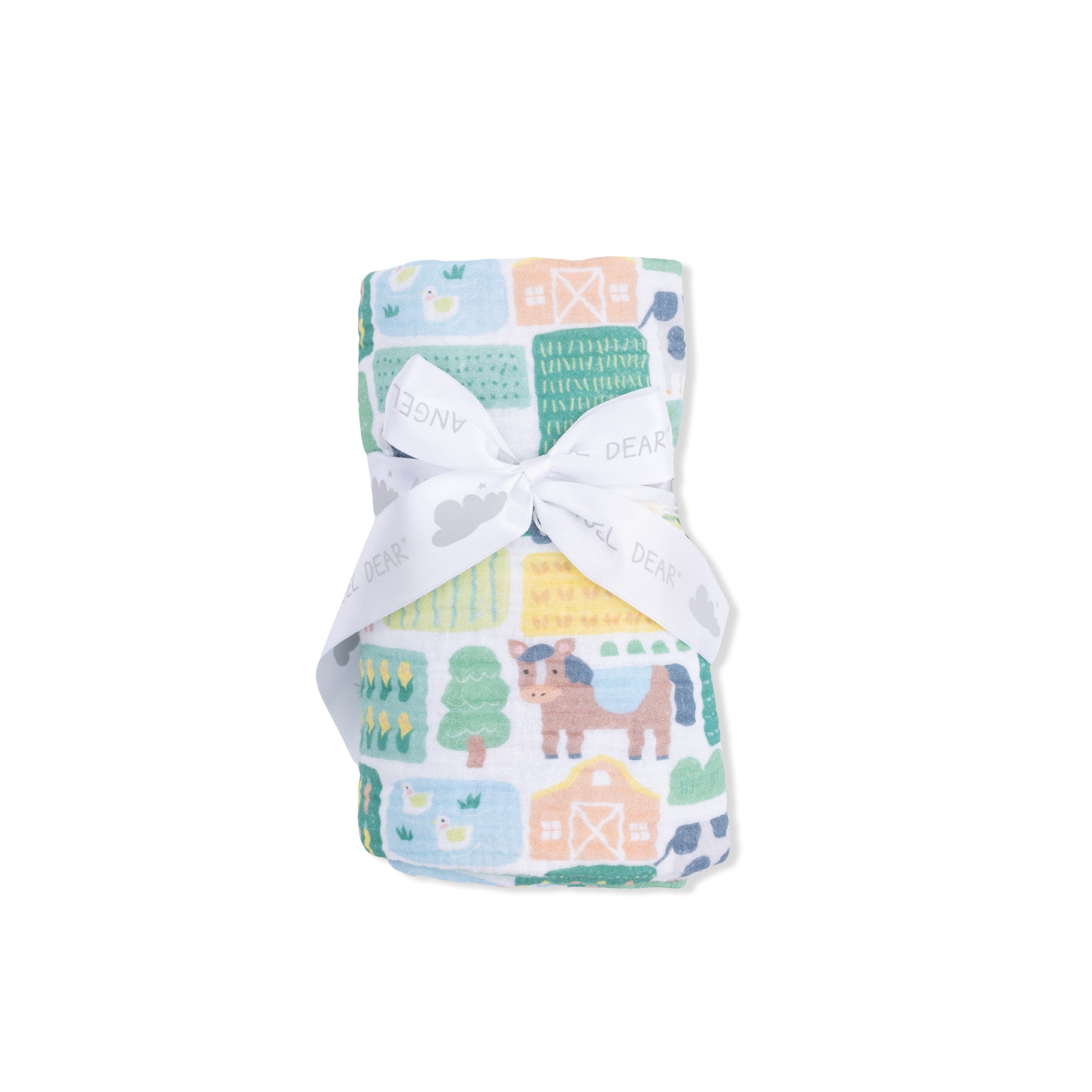 Patchwork Farm - Swaddle Blanket