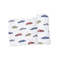 Race Cars - Swaddle Blanket